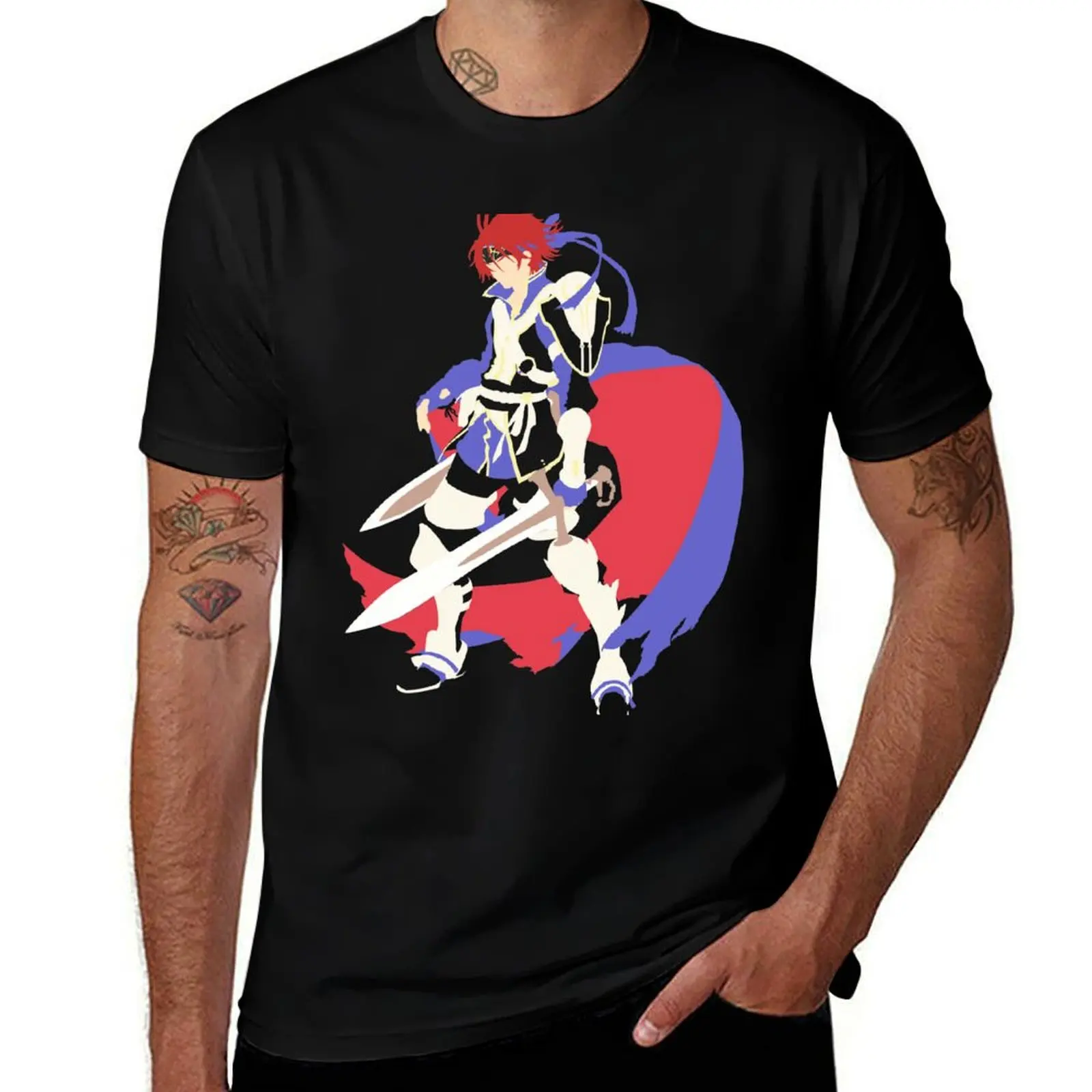FE:A - para camiseta vintage Roy t hombre camisas de hombre Camisetas vectorales algodón 100 Art Camiseta por ciento anime gráfico de gran tamaño