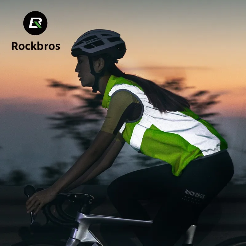 

Ro Brothers Cycling Vest Reflective Night Ride Se Outdoor Running Warning Vest Profional Cycling Clothing Summer