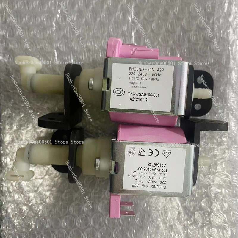 Pompa Solenoid Phoenix 50 A2P, pompa kopi Phoenix 50 A2P, pompa Solenoid 220 v-240 V 50Hz 53W baru