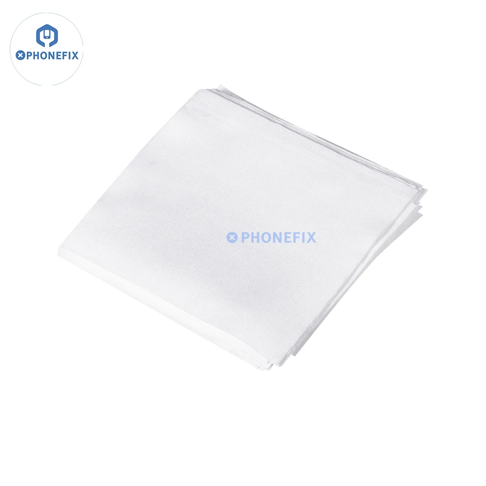 Imagem -05 - Soft Non Dust Pano Cleanroom Wiper Papel Livre de Poeira Telefone Lcd Repair Tool para Classe 110000 Salas Limpas 200 Pcs por Bolsa