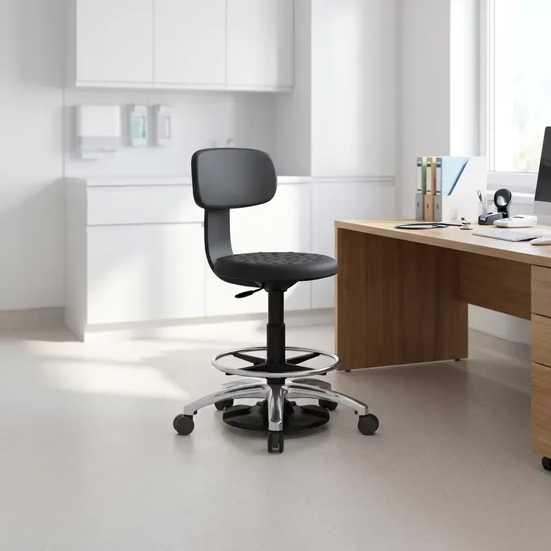 Adjustable Solid Wood Stool for Hospital Clinic Doctor Office Lab Nurse Chair Comfortable Medical Furniture Professional