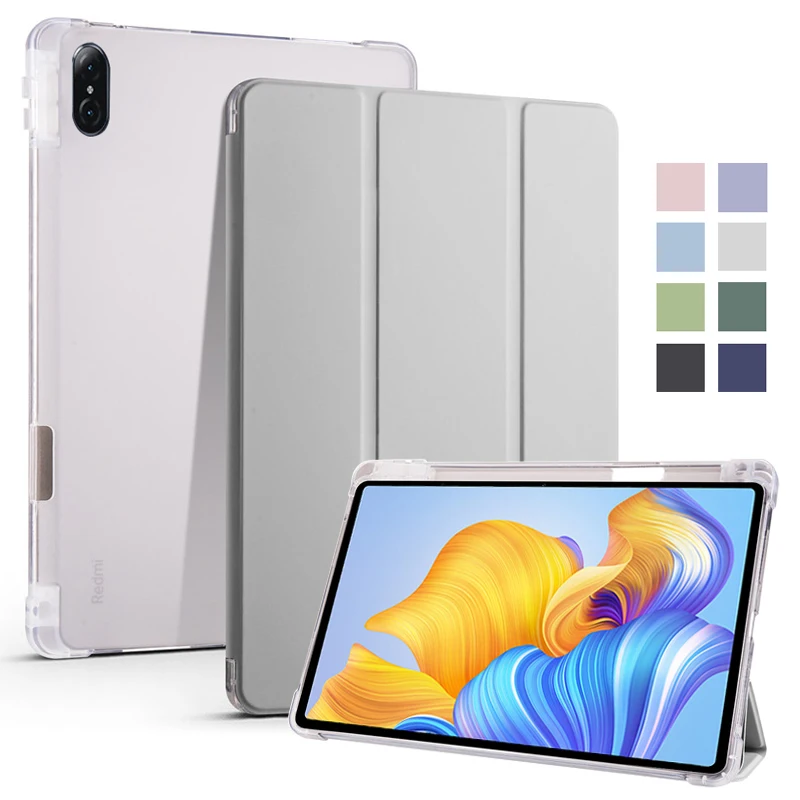 

Чехол GEFENIS для Honor Pad 8, чехол с держателем для карандашей, тройная искусственная кожа, мягкая задняя подставка для планшета, Funda для Huawei Honor Pad 8, 12 дюймов C