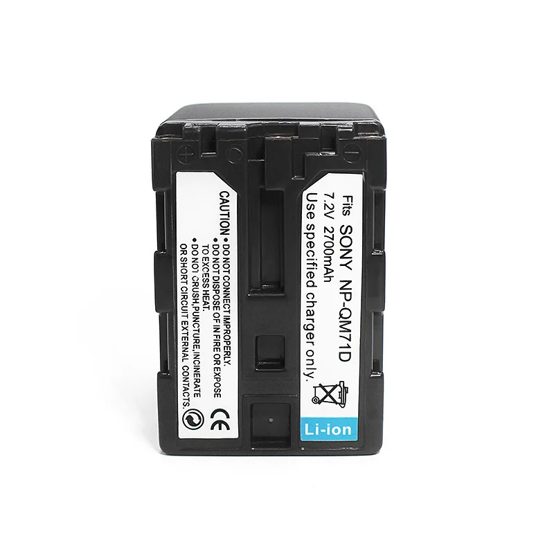 2700mAh NP-QM71D Battery for Sony NP-FM70 CCD-TRV106K TRV108E DCR-PC300K TRV24 TRV480 DVD100 HC1 GV-D1000 HVL IRM ML20M