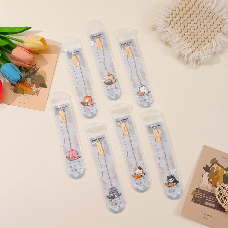 35pcs-lot-kawaii-cat-pendant-bookmark-cute-book-mark-for-books-school-office-supplies-stationery-gift