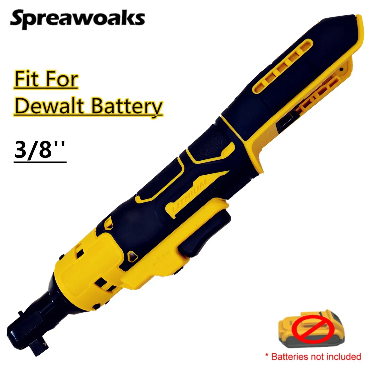 전기 래칫 렌치, 무선 임팩트 드라이버 제거 너트, 자동차 수리 도구, Dewalt 20V 배터리용, 220, 1100NM, 3/8 인치, 1/2 인치