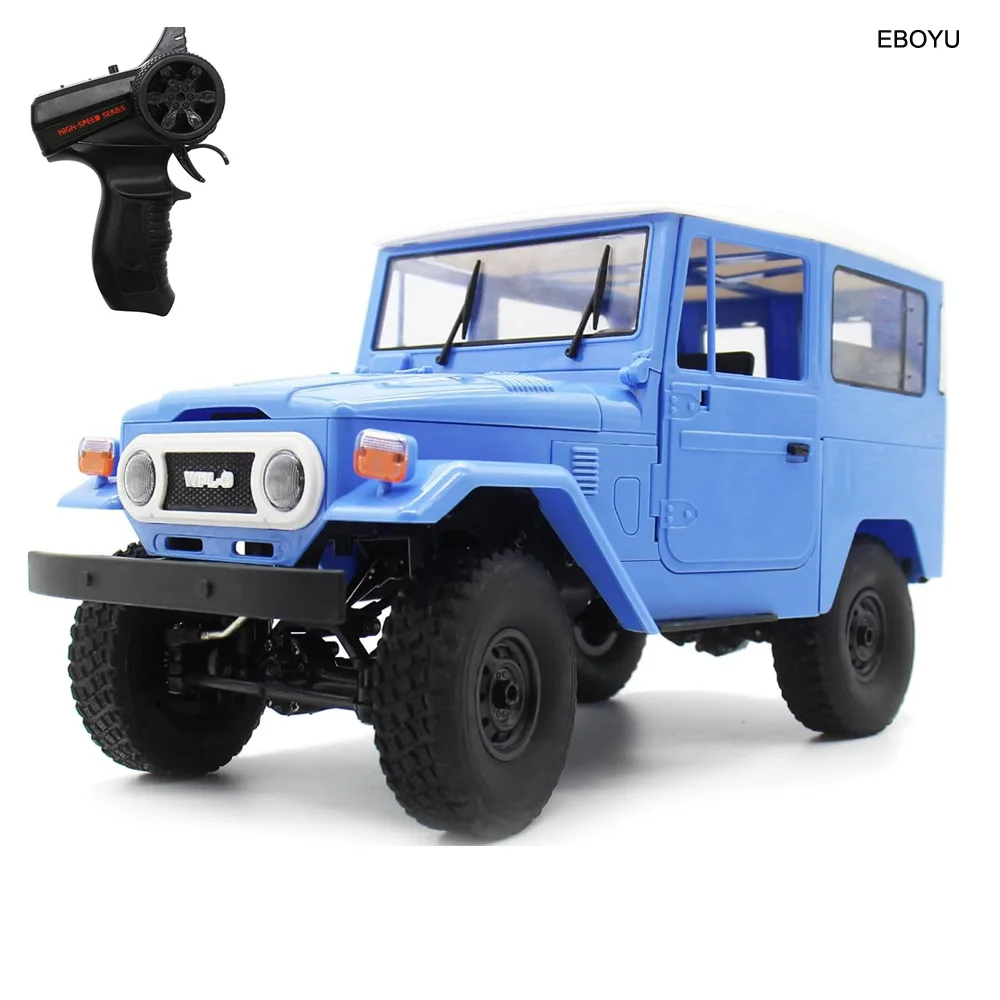 WPL C34 Remote Control Car 1:16 Full Scale 4WD All Terrain Off-Road Truck W/ Headlight RC Car Climbing Vehicle Speed Model Toys