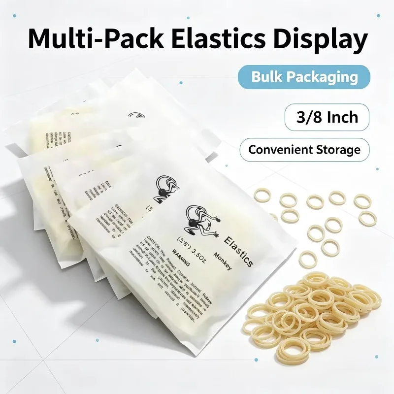 100pcs Orthodontic Elastics Latex Rubber Bands Braces Teeth Traction Dental Clinic Disposable Oral Care Professional Consumables