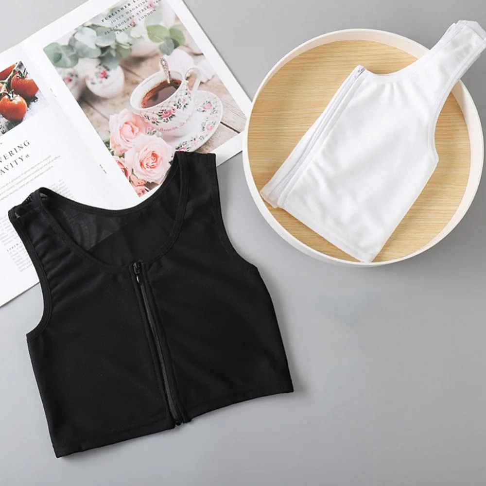 Новый облегающий корсет на молнии, бюстгальтер, удобный дышащий жилет на груди, корректирующая одежда, бандажное нижнее белье на молнии спереди для женщин