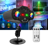 72 Patterns Stage Party Disco Lights Laser Projection Lamp Voice Control Strobe Lights DJ Club For Home Party Projector EU/US