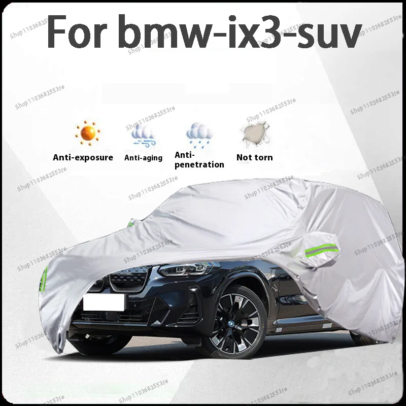 

For BMW iX3 Fit Car Cover Waterproof, Dustproof, Sunshade (UV), Snowproof | Silve Full Cover with All-Day Protection