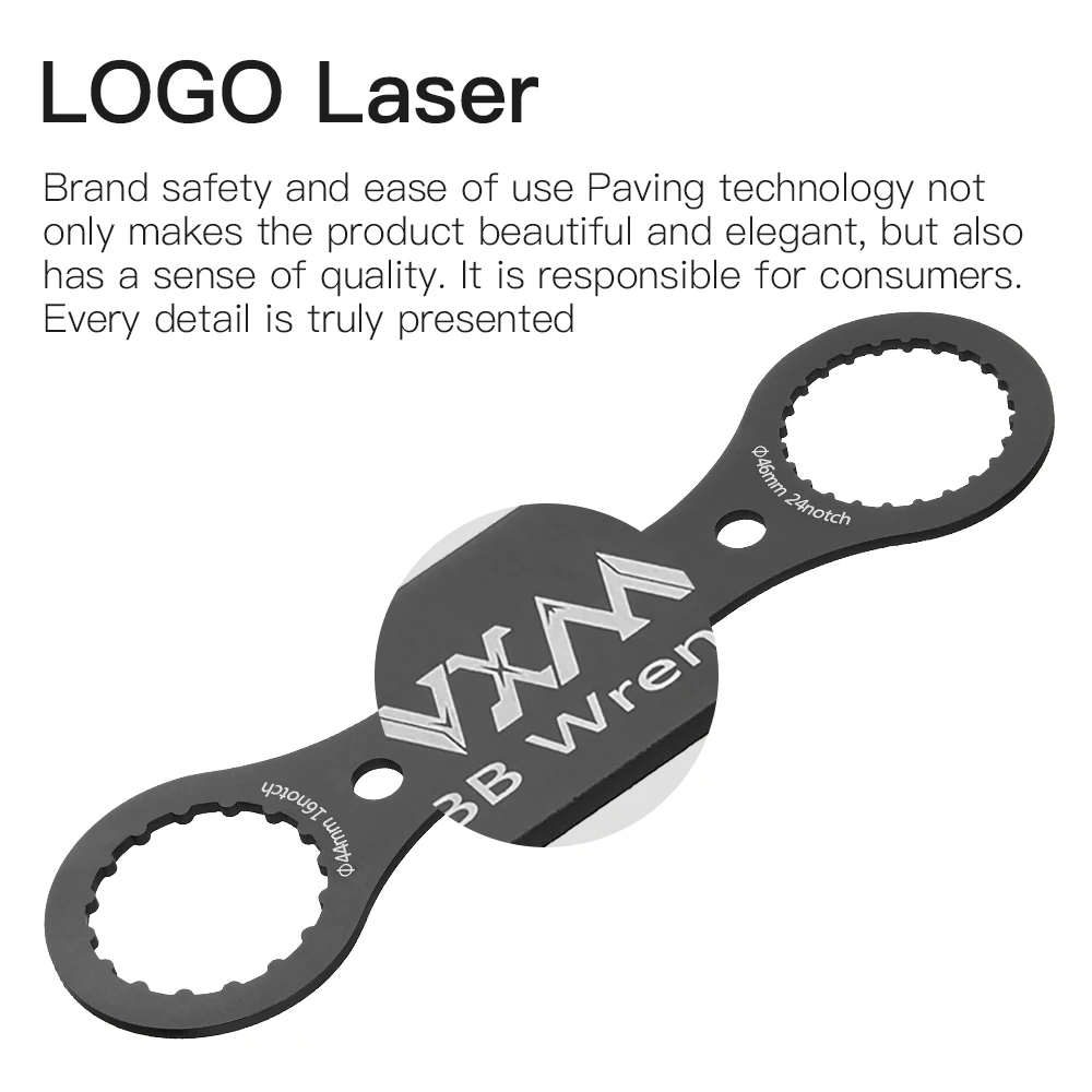 VXM in 1 Bottom Bracket Wrench Tool , Compatible with SRAM DUB, SHIMANO BSA / FC-25 / FC-24, CNC AL7075 DUB-BSA TOOLS