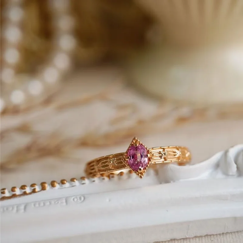 

Новинка 2024, регулируемое фиолетовое кольцо для женщин, винтажное кольцо в подарок, высокая эстетика, открытый модный ювелирный аксессуар