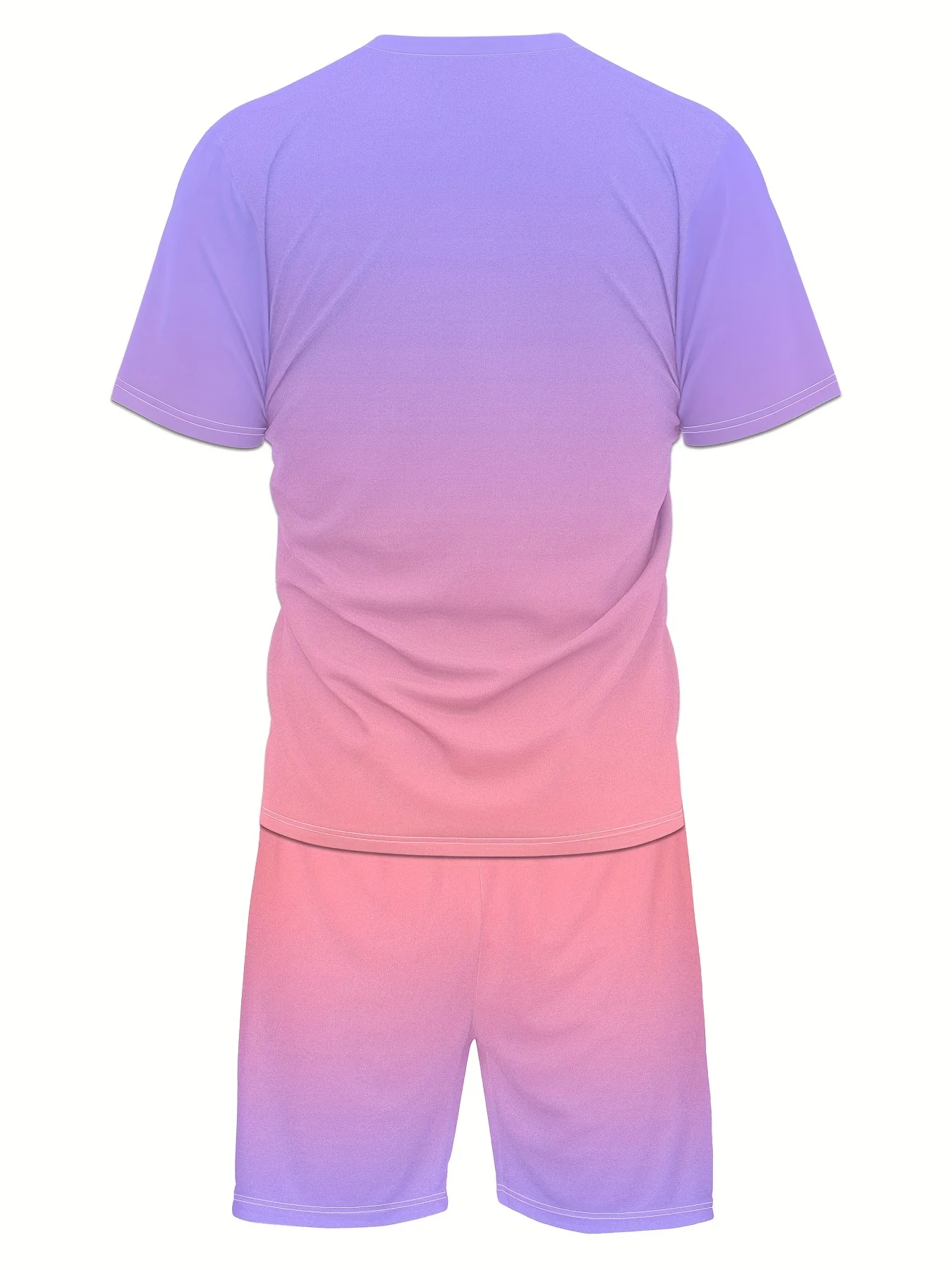 2025 Fashion Men's Summer 3D Pattern Short Sleeved T-shirt and Shorts Set Hip-hop Street Style Casual Party Clothing