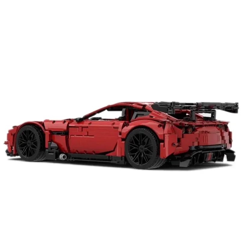 New MOC-156321 RX-GT3 concept 1:8 Scale RC Model Supercar Racers Vehicles  Building Blocks Bricks Toys Kids Boys Birthday Gifts