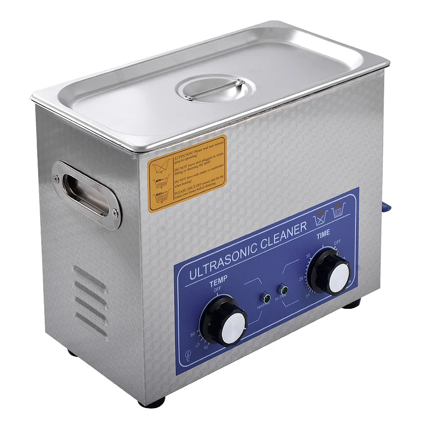 1PC AC110/220v 180W Ultrasonic cleaner 6L 40KHZ  Industry Heated Ultrasonic Cleaner Heater Timer Cleaner Machine