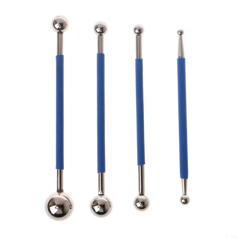 R9JF 4PCS / Set Double en acier inoxydable Pressé Tile Grout Colle Colle Paptes Réparation