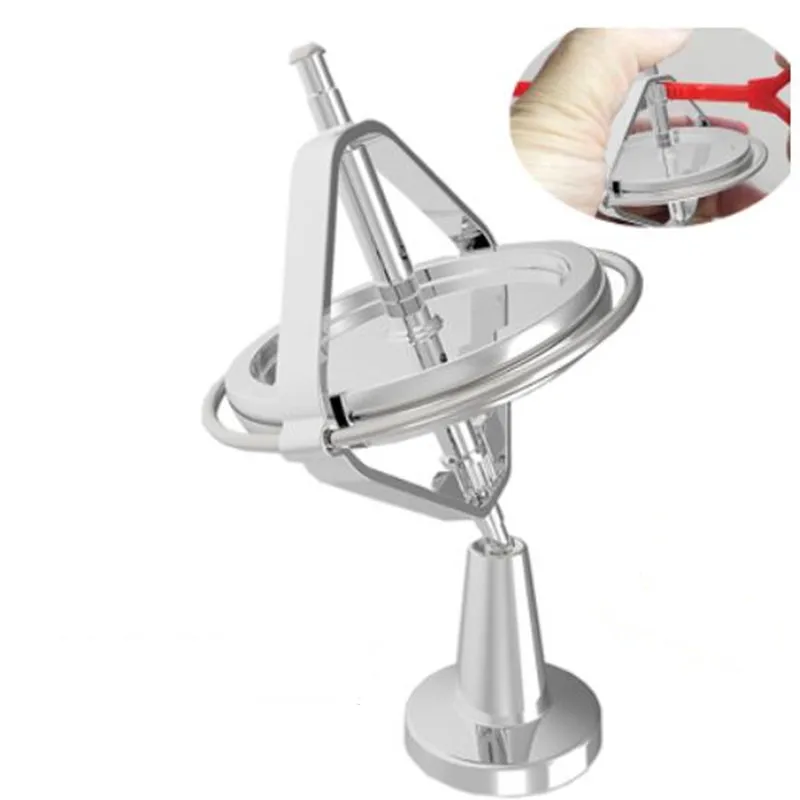 Amazing Anti-Gravity Metal Gyroscope, Fingertip Gyro for Adults Stress Relief, Balanced Mechanical Educational Puzzle Toy New