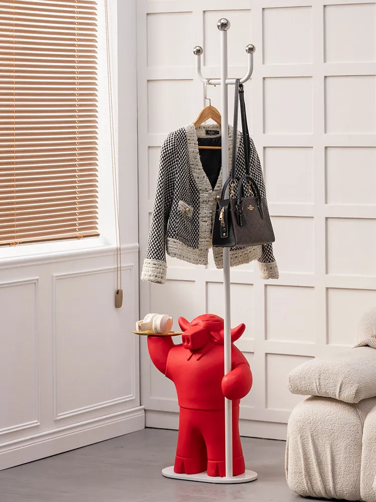 Floor-to-ceiling hanger Entrance door Cartoon ornament Household hanger