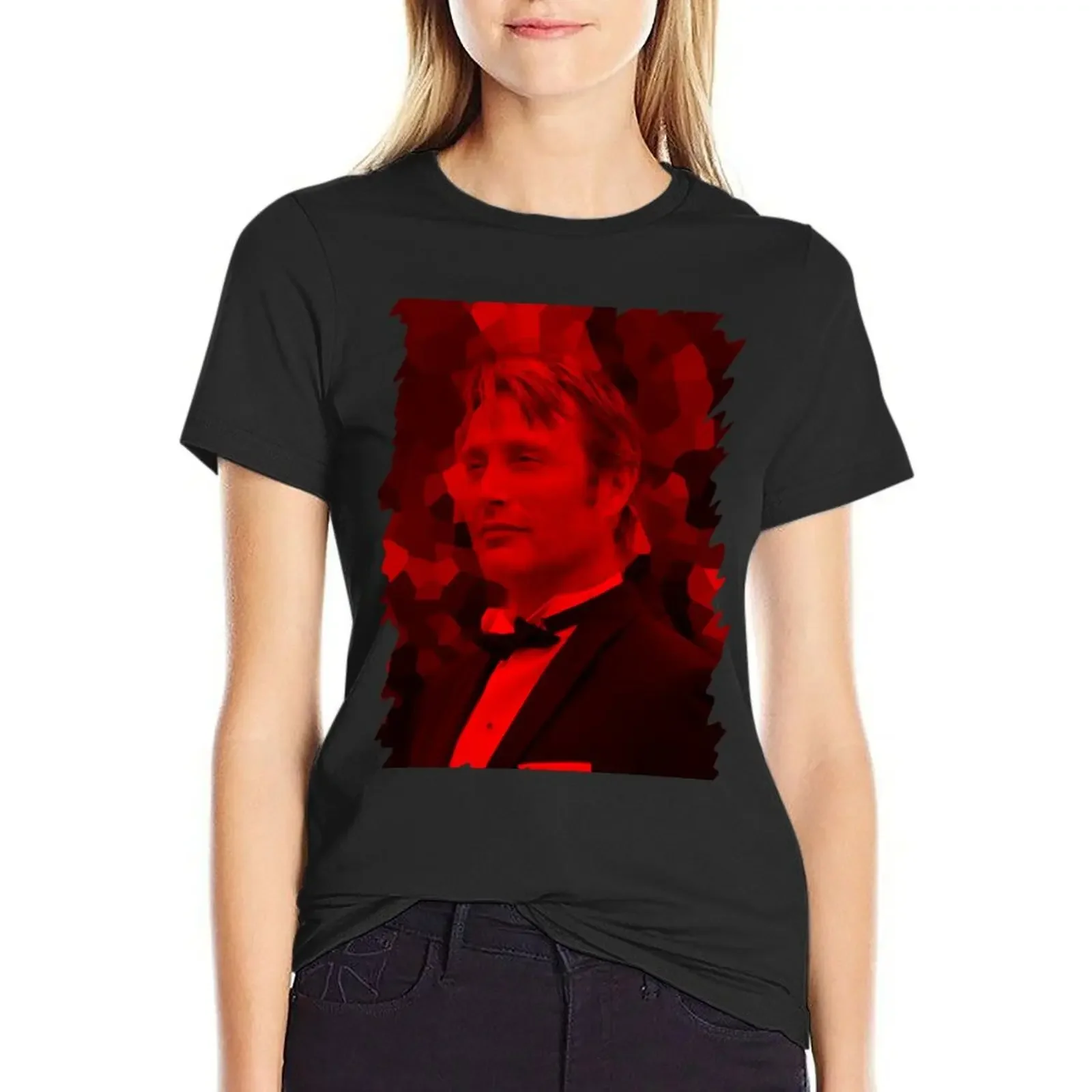 

Mads Mikkelsen - Celebrity T-Shirt oversized hippie clothes funny t-shirts for Women pack