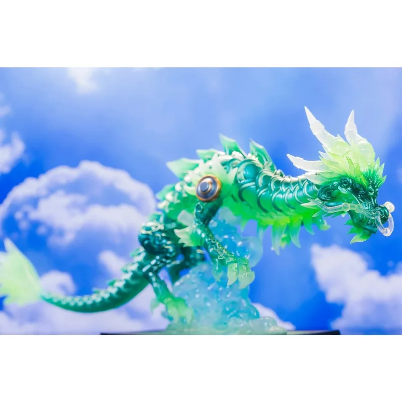 

MOC Building Blocks Cloud Soaring Dragon Colorful Transparent Edition Mini Figure Assembly Model Decorative Toy Gift Collectible