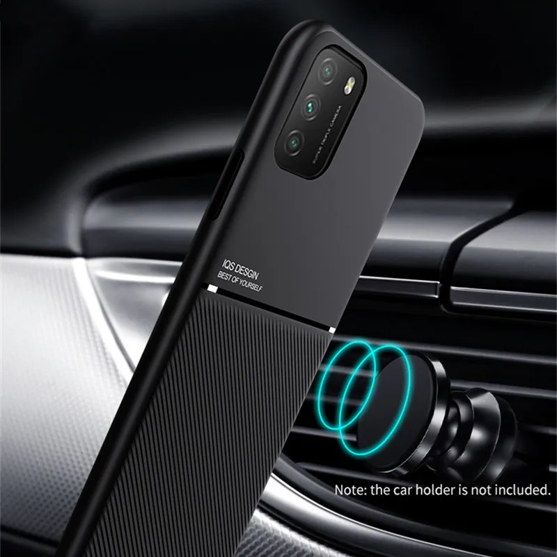 For Xiaomi Redmi 9T Case Leather Texure Magnetic Holder Car Plate Back Cover For Xiaomi Redmi 9T 9 T Redmi9T Soft Bumper Coque