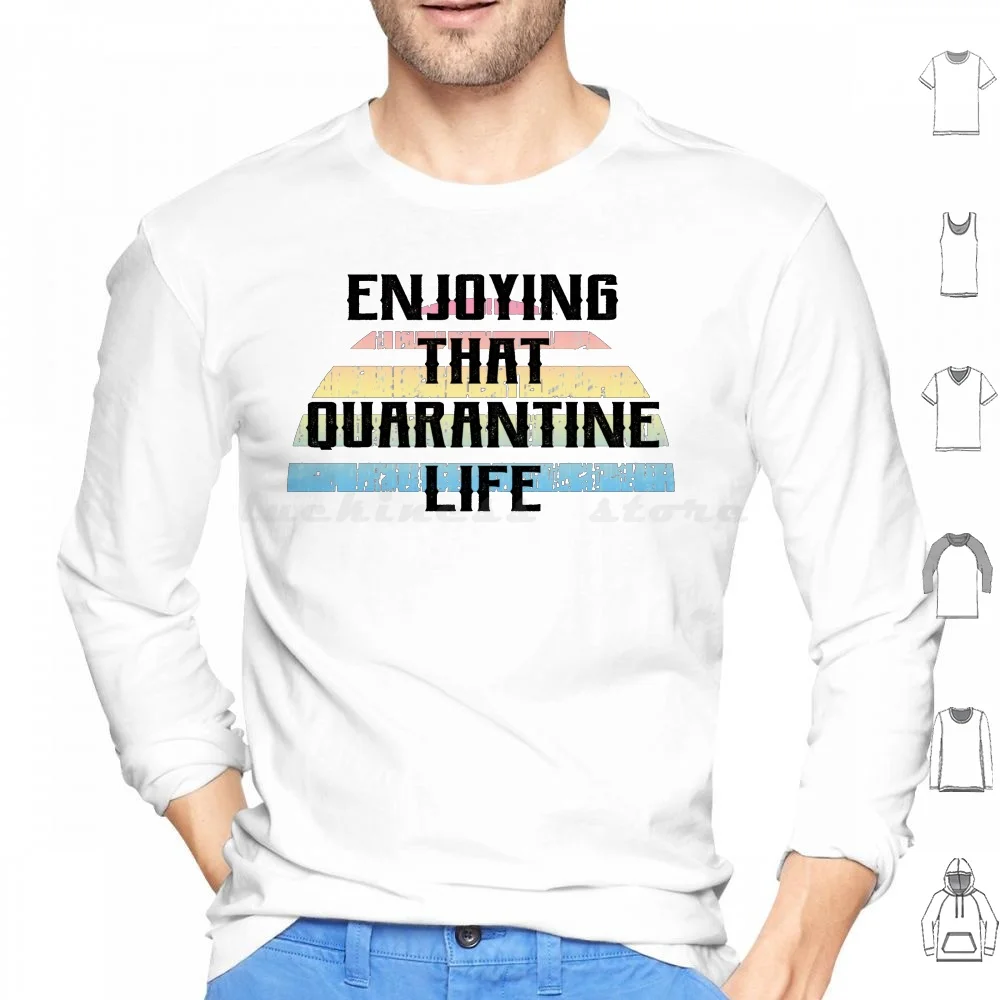 Enjoying That Quarantine Life. 2020 You Suck. Quarantine Times. Funny Quote. Distressed Vintage Design. T Shirt Men Women Kids