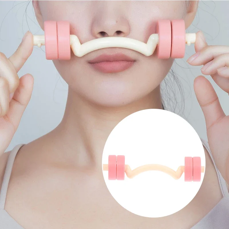 Facial Muscle Exercise Barbell V-face Shaping Lifting Tool Mouth Exerciser Breathing Device Skin Tightening Breathing Exerciser