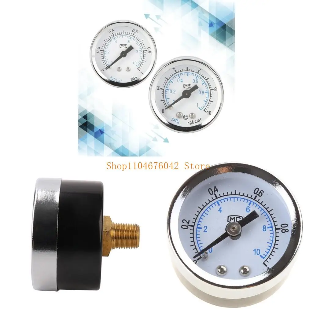 

5asd Utility Pressure Gauge Industrial Double Scale Gauge Shatterproof Pressure Gauge