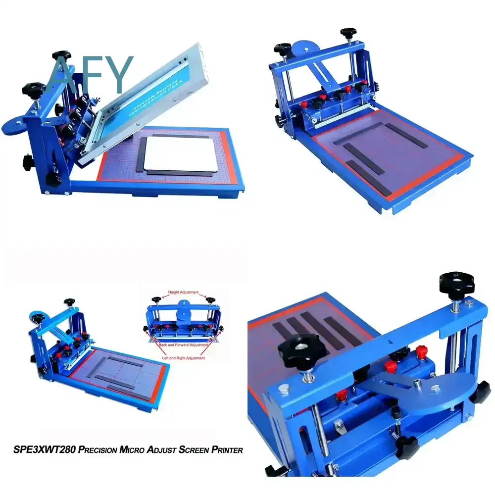 New Small SPE-3XWT280 Precision Micro Adjust Screen Printer for SMT Assembly Equipment Fine Tuning Fingerprint Table for PCB