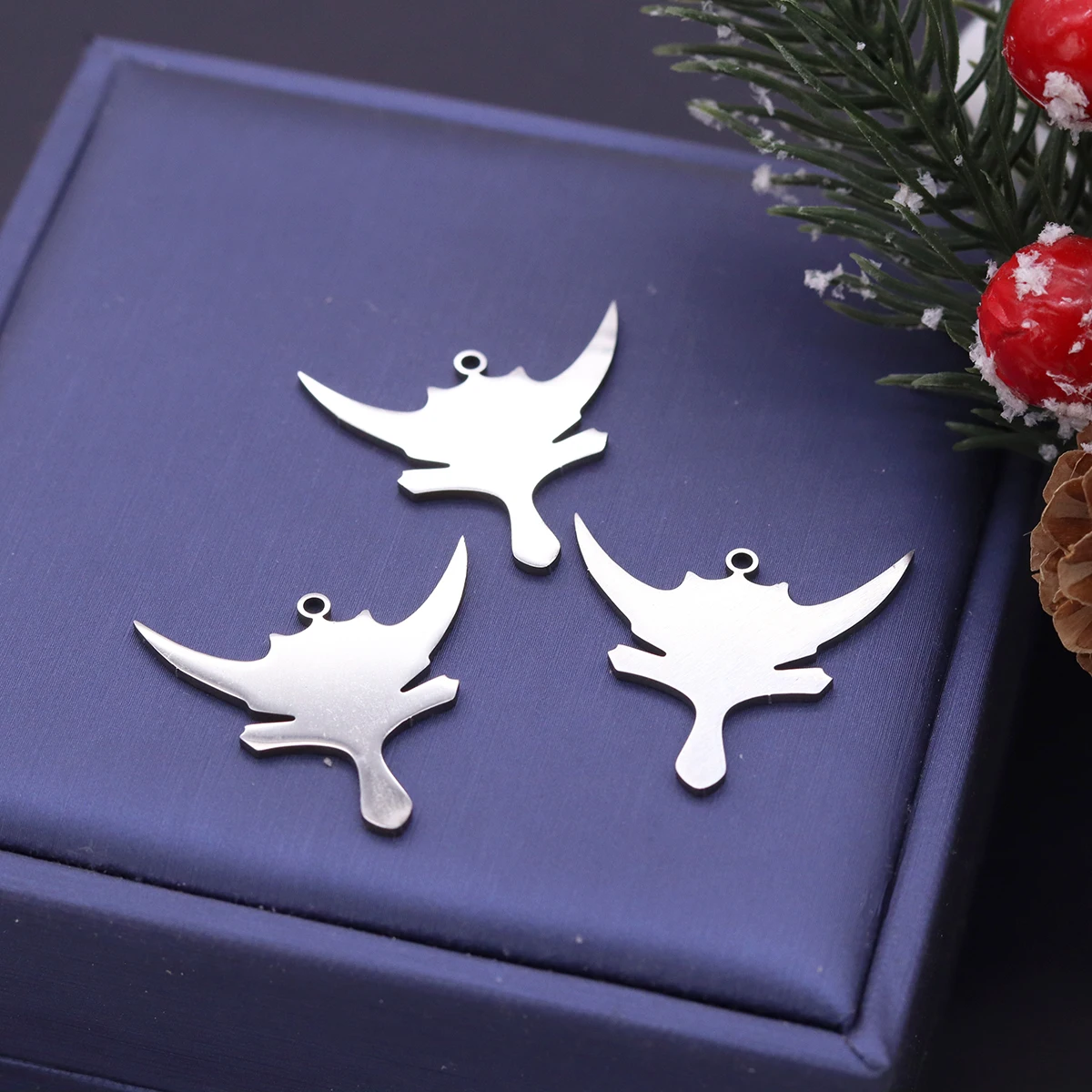3pcs Warrior Battle Axe Charms Stainless Steel Pendant DIY Bracelet Necklace Earring Craft Jewelry Making Accessories