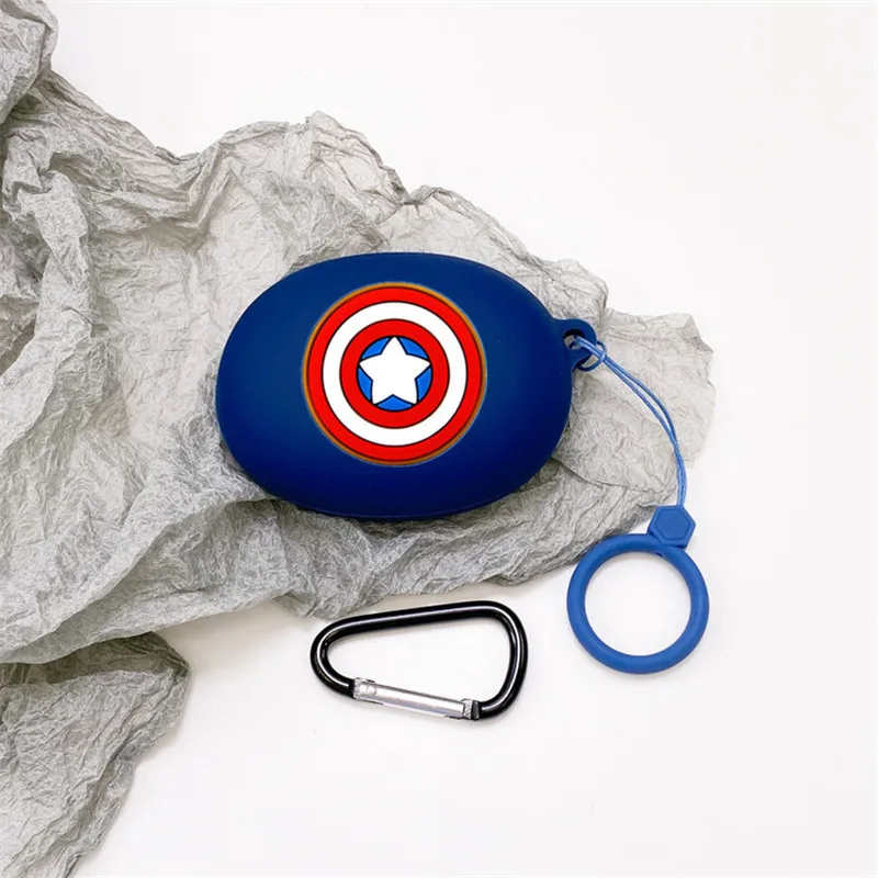 ديزني مارفل حقيبة سماعة الاذن ل Anker soundcore LIFE A2 NC/Dot 2 NC سيليكون بلوتوث سماعات شحن صندوق الغطاء الواقي