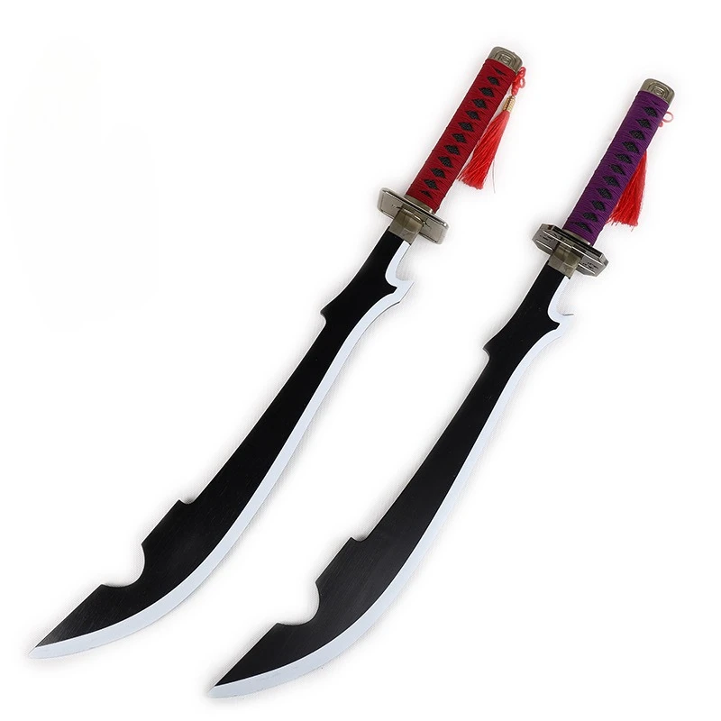 

84cm/33.07in Bleach Katana Swords Flower Sky Crazy Bone Anime Peripherals Bamboo Cosplay Model Props Party Supplies Outdoor Toys
