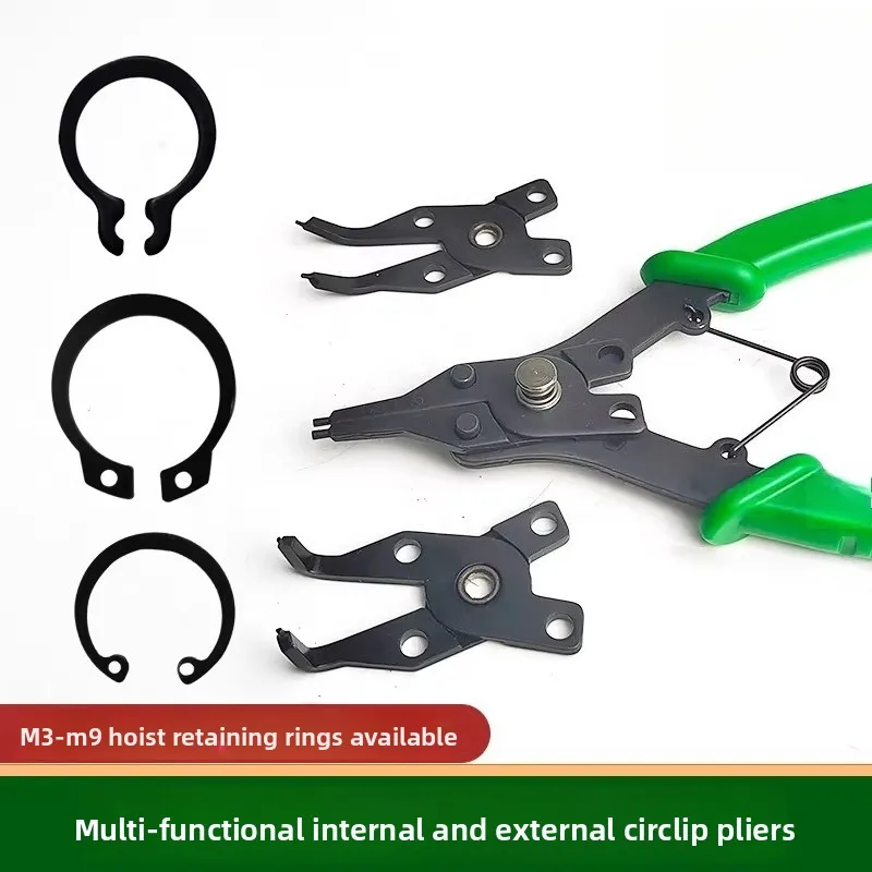 Circlip Pliers for M3-M9 M38 Hoop-Type Retaining Rings Internal External Shaft Hole Snap Ring Pliers