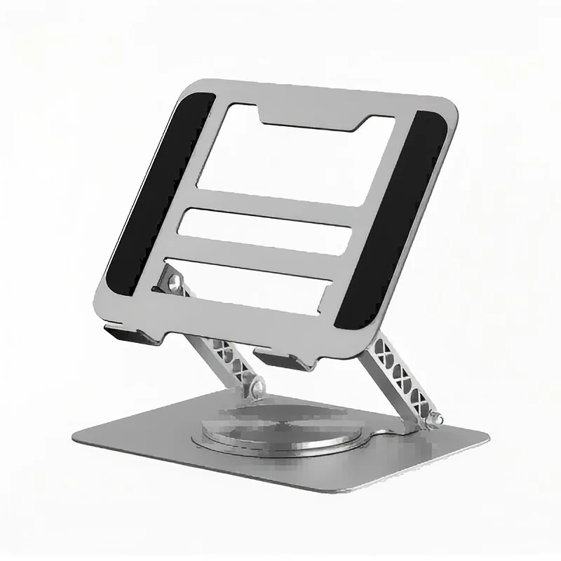 360 Rotating Aluminum Alloy Adjustable Desk Laptop Stand for Macbook Air Pro Foldable Soporte Notebook Desktop Holder Accessory