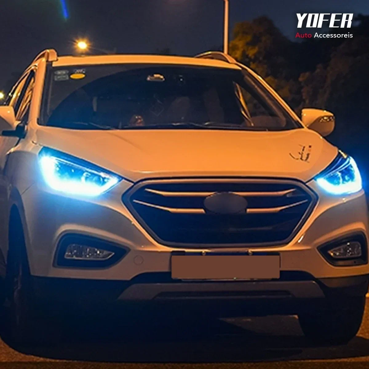 

TYPY новая светодиодная фара, обновленная, модифицированная для Hyundai IX35 2009-2015, фара с динамическим сигналом, автоаксессуары