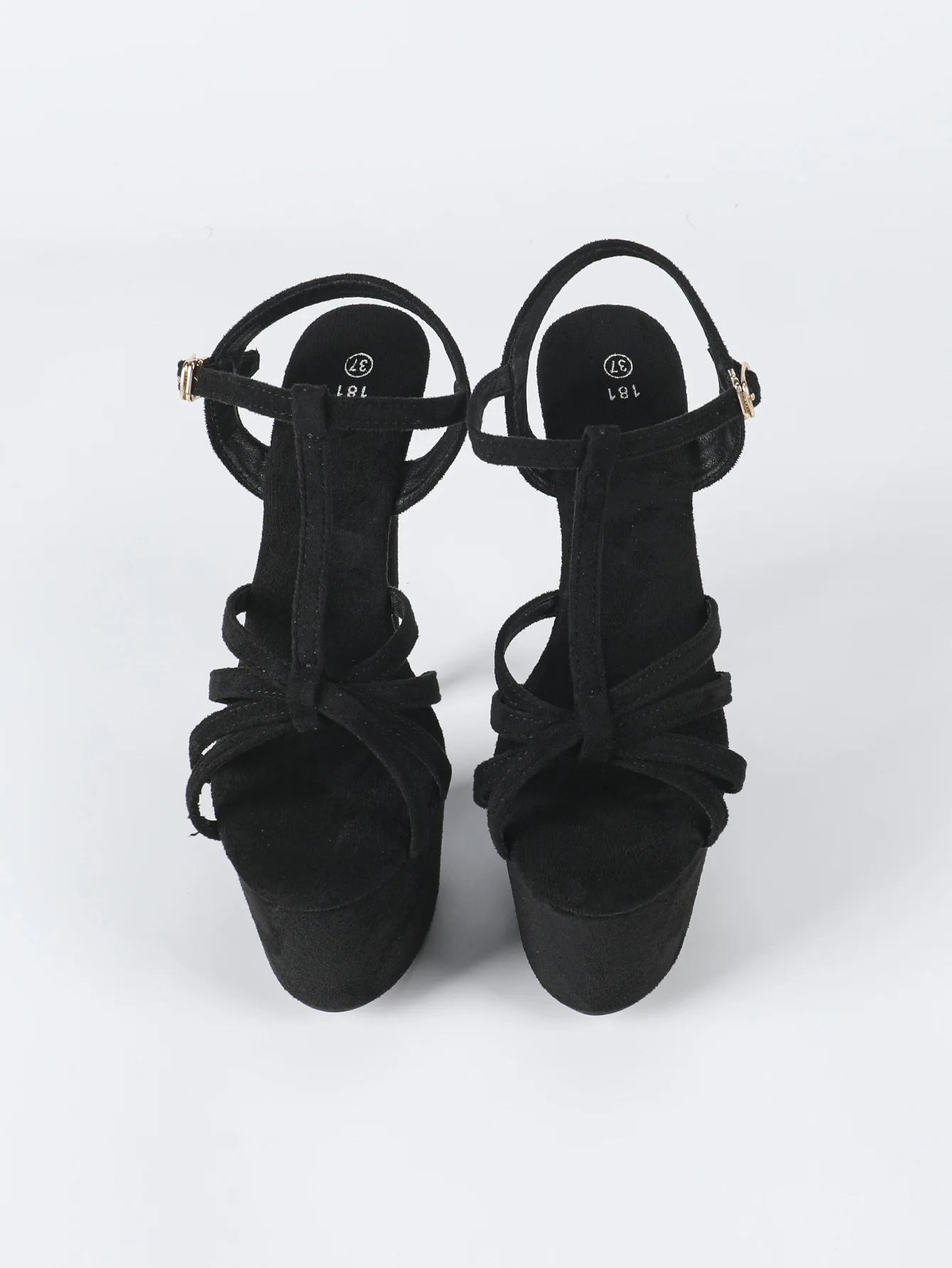 Sandal Tumit Tinggi 17CM Gaya Eropa dan Amerika Musim Semi 2025, Hak Tipis, Anti Air, LFD-181-Q34