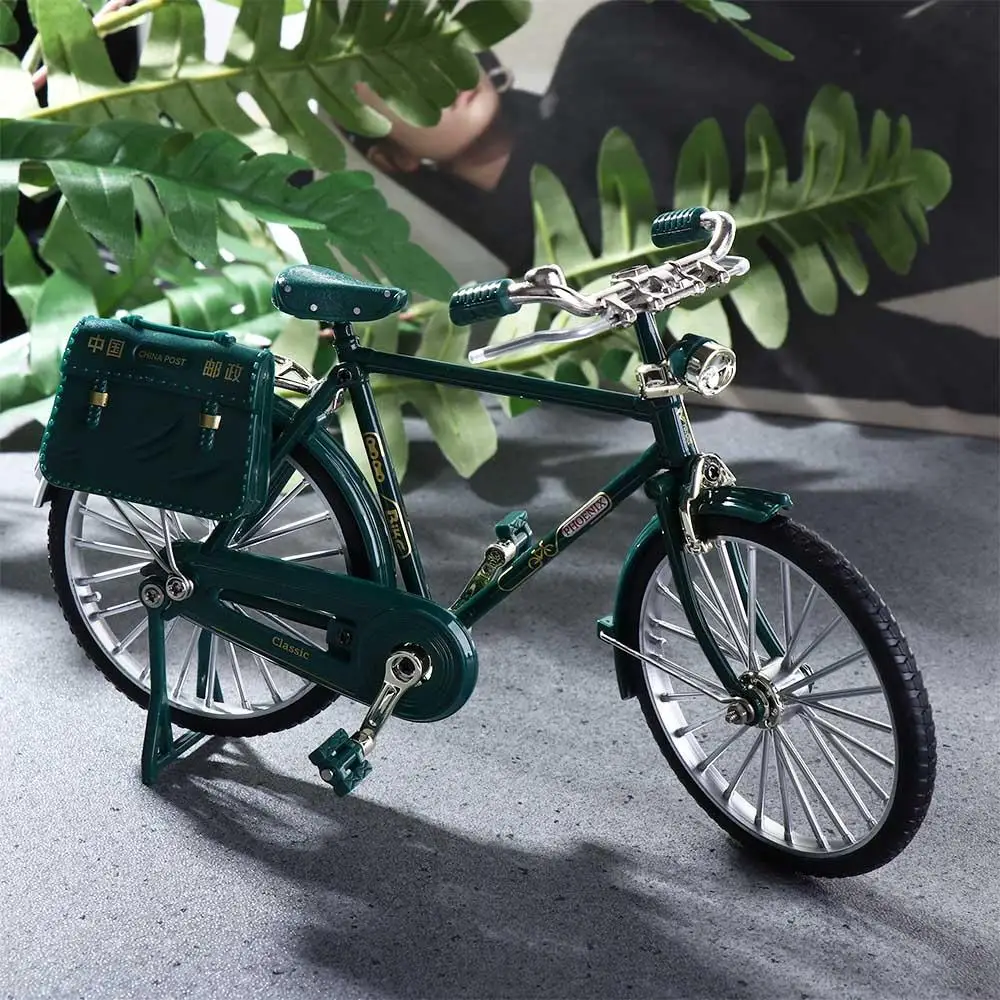 Figurine Mini vélo vélo ornement Vintage vélo modèle Simulation vélo rétro vélo modèle jouet rétro vélo jouets