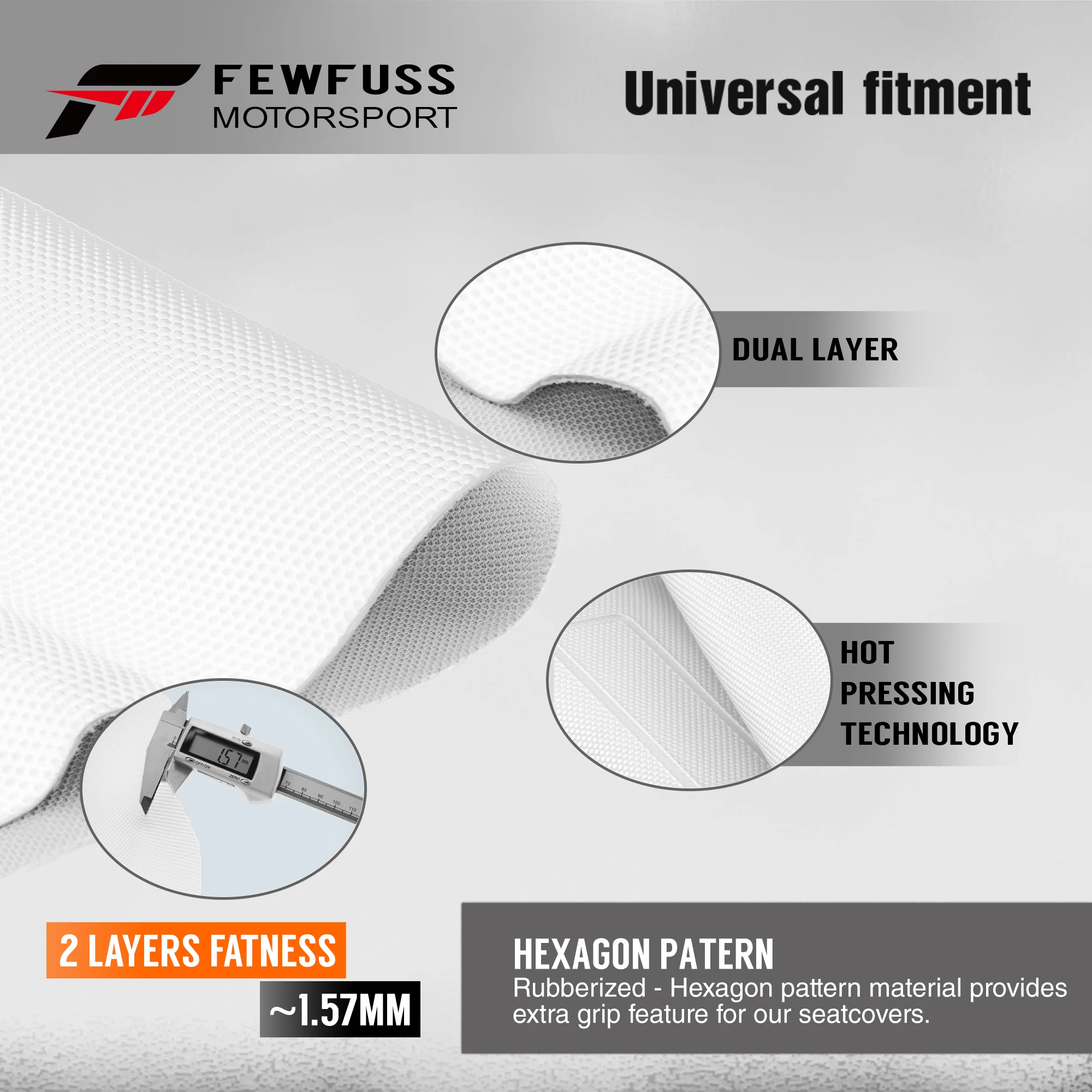 FEWFUSS دراجة نارية وسادة مقعد بيضاء الساخن ختم كرة السلة نمط مقاوم للماء حماية مكافحة زلة غطاء مقعد ل SX CRF YZF #5