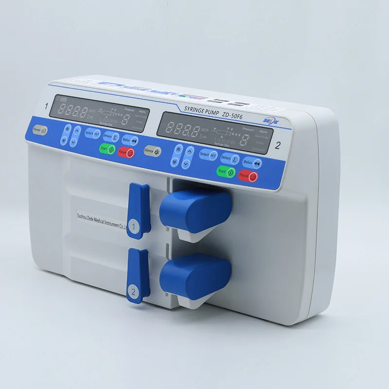 

High Quality Double Channel Syringe Pump Dual Portable Electric Infusion Pump for Surgical and Anesthesia