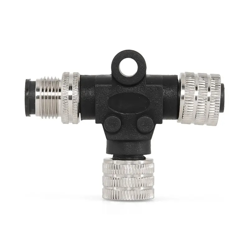 A13Z-5X For NMEA 2000 3 Port Multiport T Connector Starter Kit Silver Edge 3 Way Adapter For Boat Marine Accessories