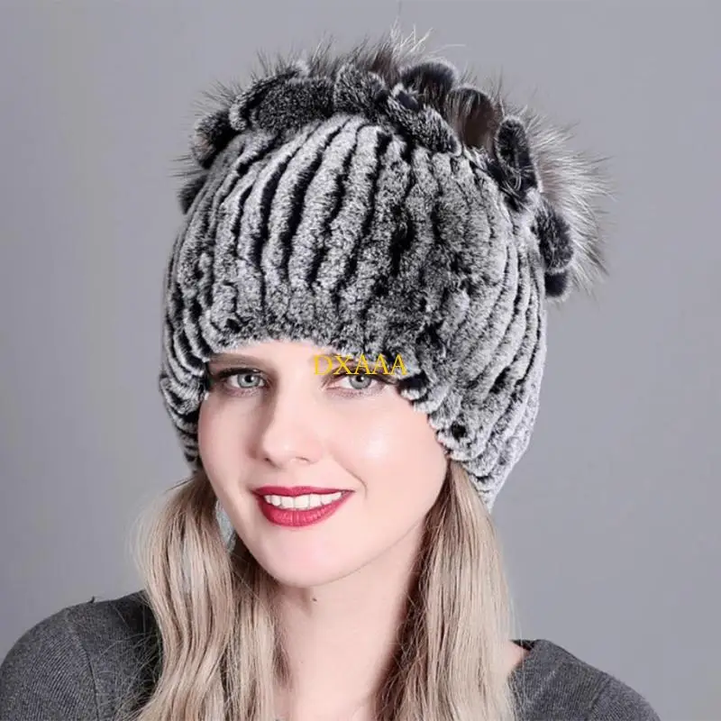 DXAA Knit Rex Hat for Camping Rock Climbing Snowboarding Tourism Warm
