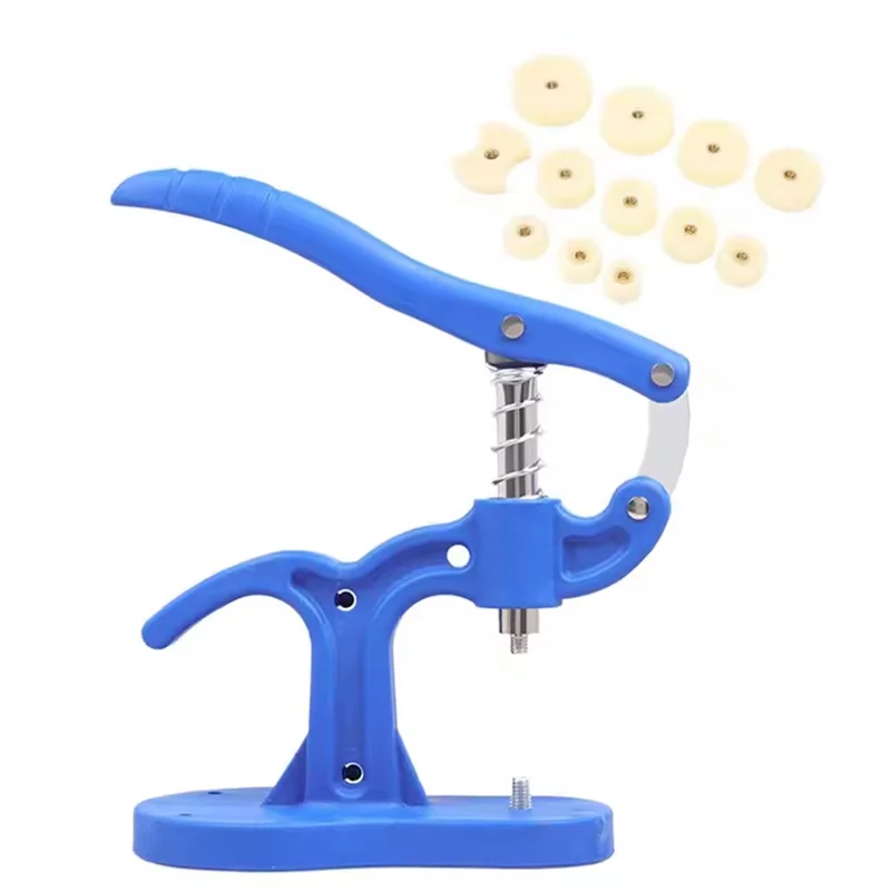 

A88Z Watch Pressing Set Professional Pressing Tool Watch Back Case Pressing Repair Kit With 12Peices Fitting Dies Anti-Slip
