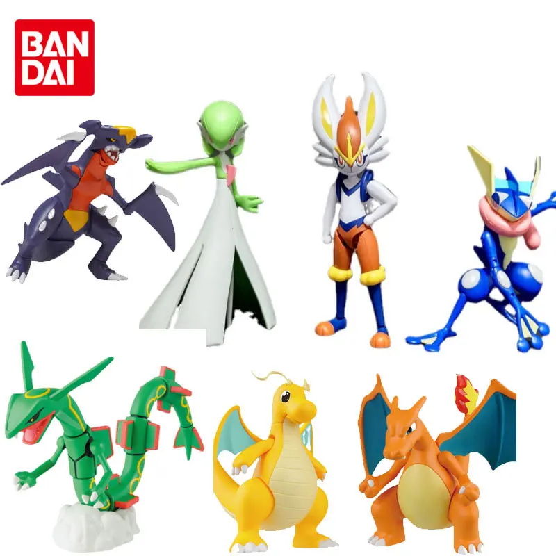 

Bandai Original Pokemon Cinderace Arceus Greninja Gardevoir Lugia Scorbunny Anime Action Figure Assembly Model Toys Child Gifts