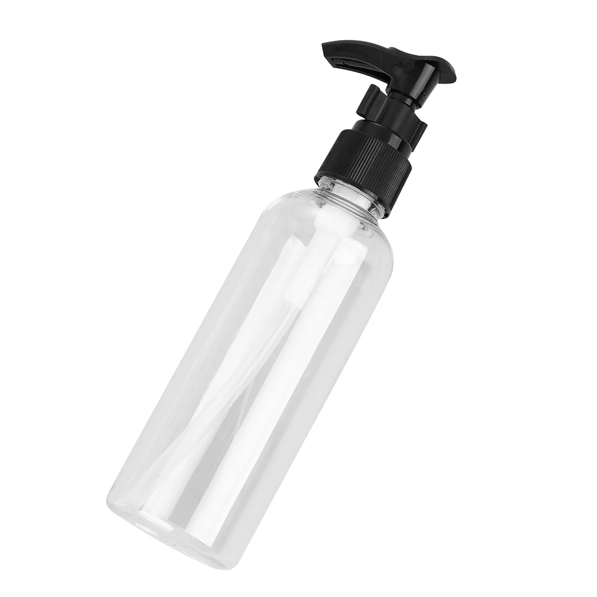 

4 PCS Perfume Bottle with Pump Liquid Small Emulsion Black Shampoo Dispenser Lotion Travel