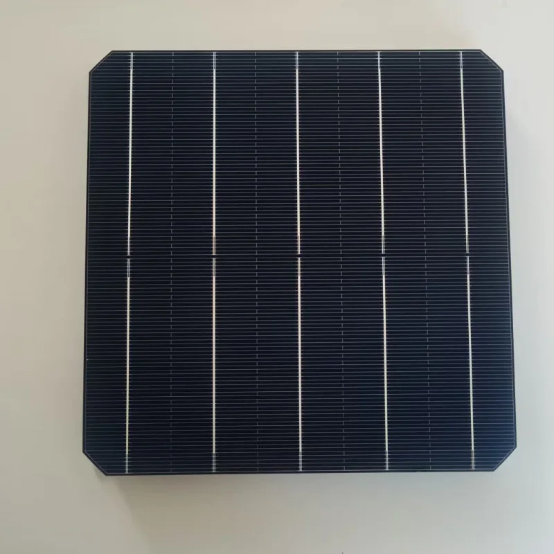 Mono Silicon Solar cells 156mm x 156mm Double Side Efficiency 22% A Grade PERC Type 5.35W/pcs For Make Solar Panel