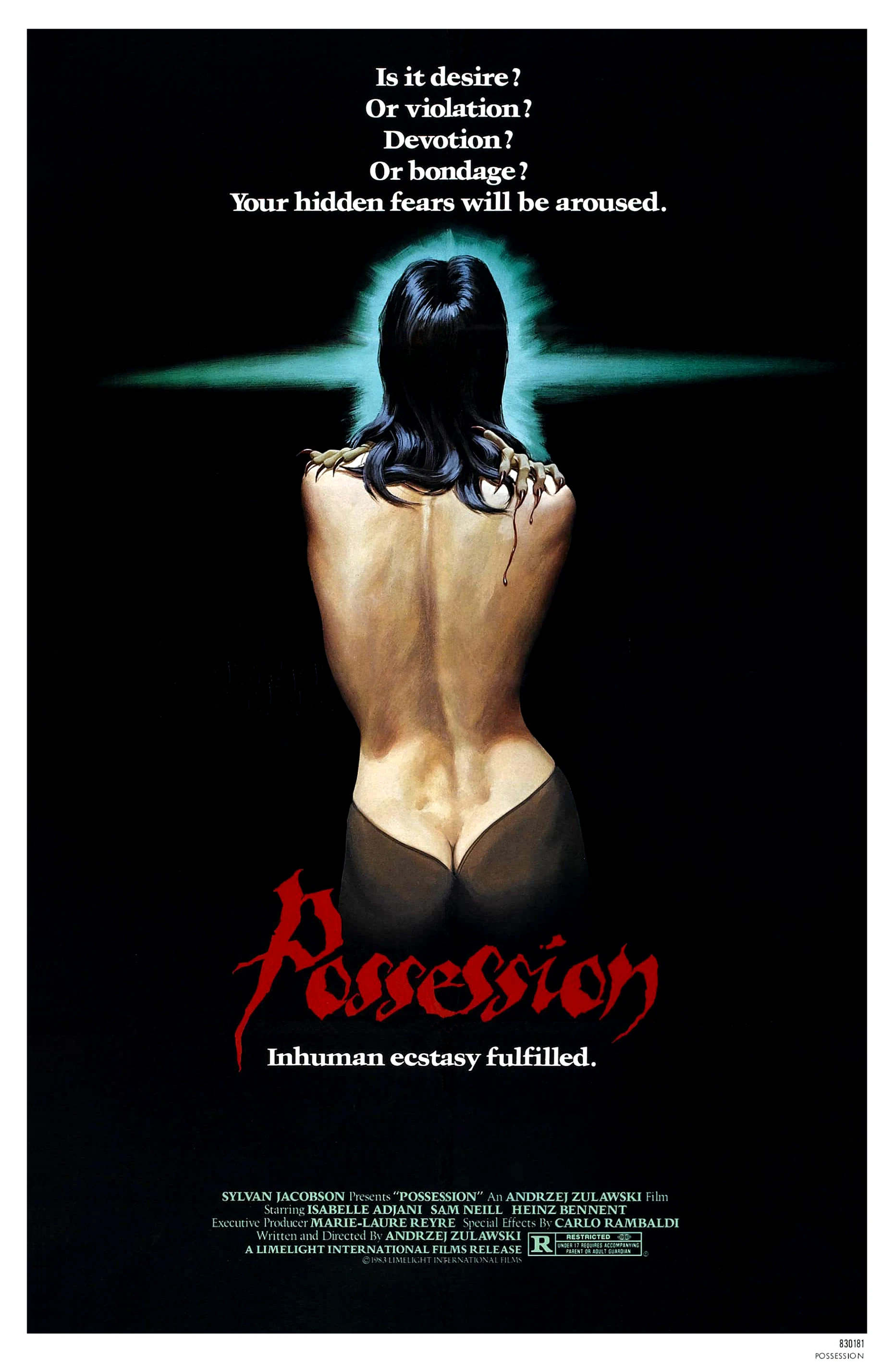 Film Possession 1981 Movie Poster Wall Art Canvas Painting Home Decor For Bedroom