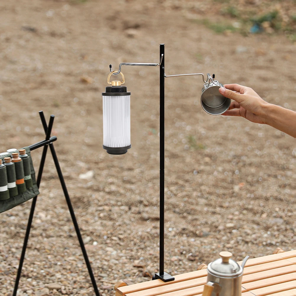 Camping Lamp Hook D Ring Stainless Steel Camping Light Hook Outdoor Lantern D Hanging Ring for 38KT Flashlight for ML4 GZ Lamp