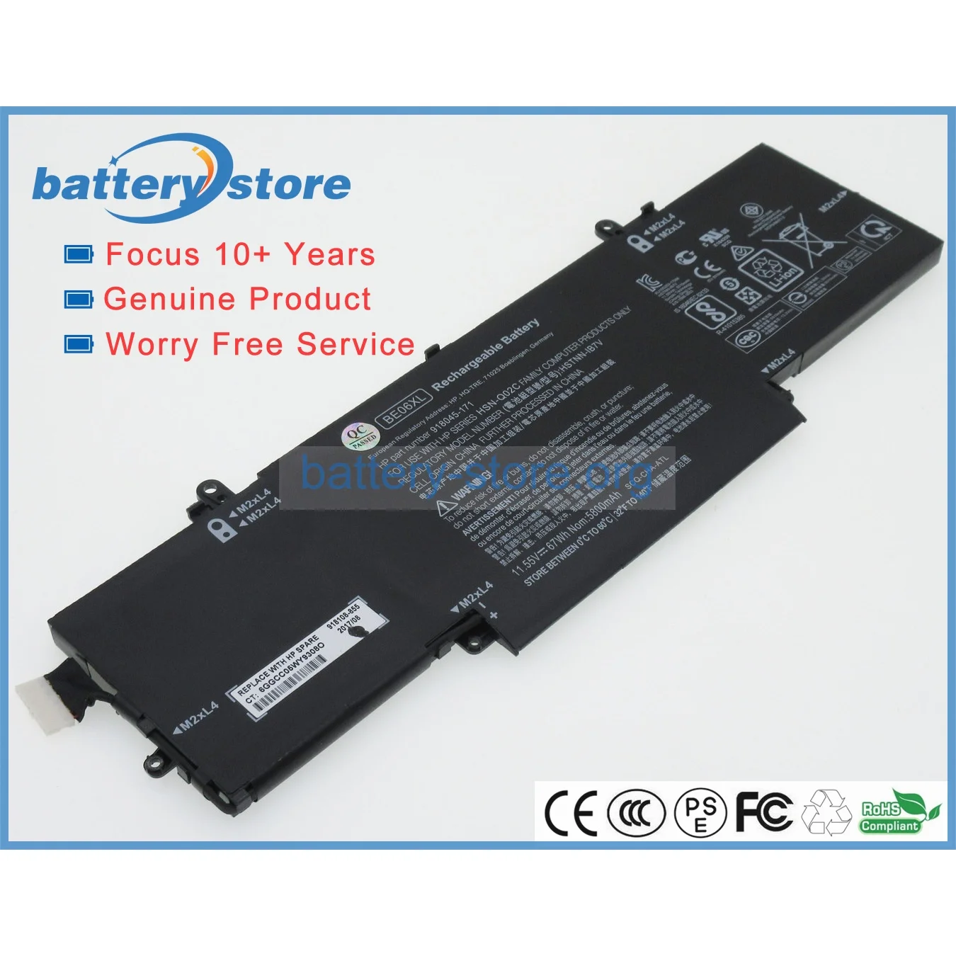 

Оригинальная фотовспышка для BE06XL,918180-855, фотовспышка, 918045-271, фотовспышка, 918045-2C1,BE06067XL, 11,55 в, 4 ячейки