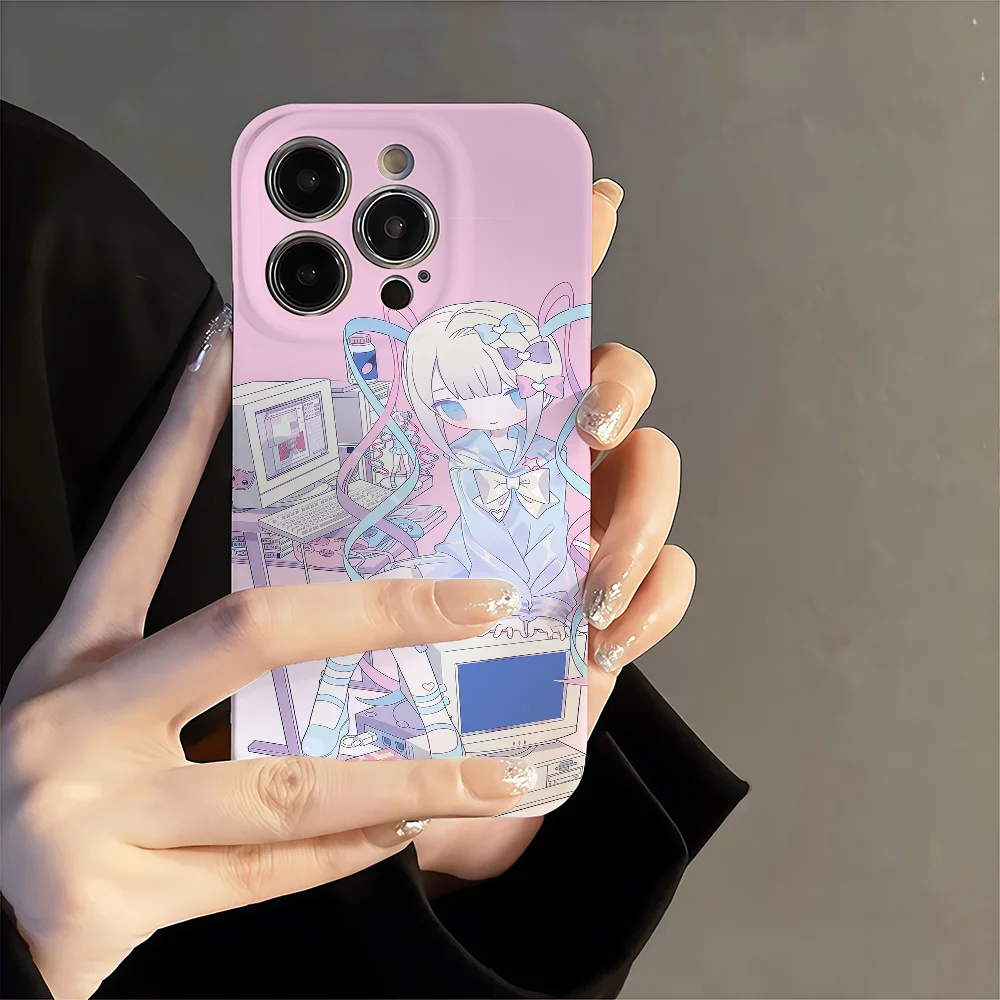 لعبة N-needy غاسل O-overload Amechan جراب هاتف آيفون 17 16 15 14 13 12 11 Plus Pro Max Mini Precise Hole مطابقة الفيلم