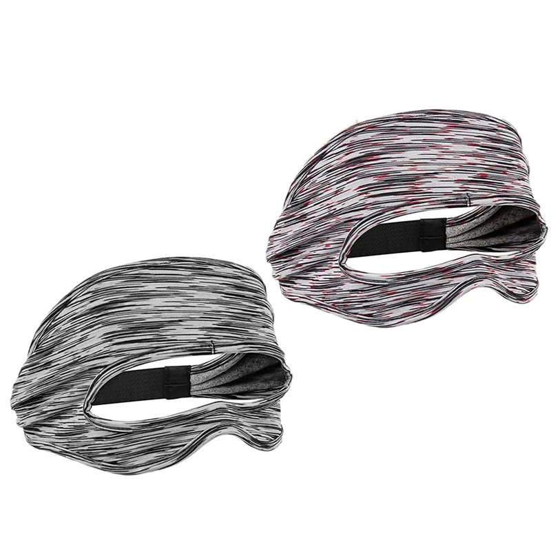 RISE-2PCS VR Eye Mask Cover,Adjustable Breathable Elastic Sweat Band Home VR Headsets Padding Universal VR Accessories